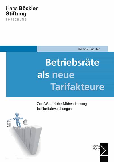 Cover des Buchs: Betriebsräte als neue Tarifakteure