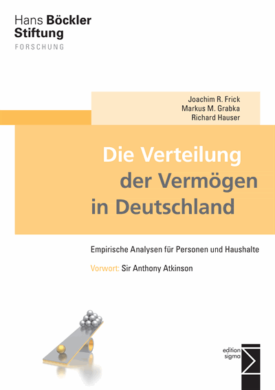 Cover des Buchs: Die Verteilung der Vermögen in Deutschland