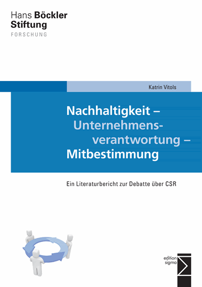 Cover des Buchs: Nachhaltigkeit - Unternehmensverantwortung - Mitbestimmung