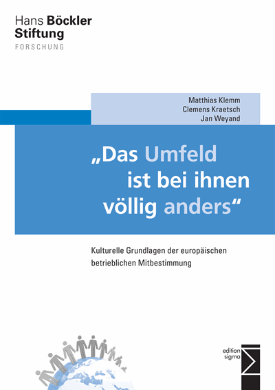 Cover of book: »Das Umfeld ist bei ihnen völlig anders«