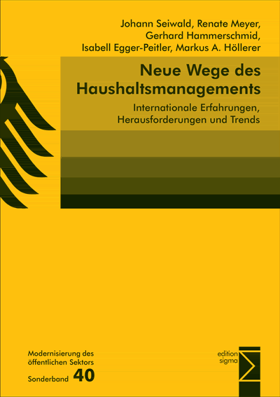 Cover of book: Neue Wege des Haushaltsmanagements