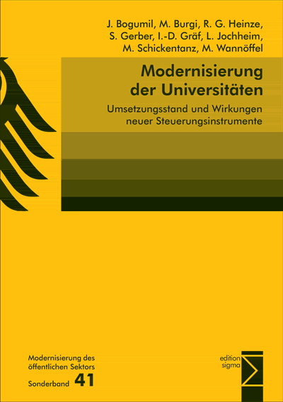 Cover of book: Modernisierung der Universitäten