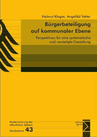 Cover of book: Bürgerbeteiligung auf kommunaler Ebene