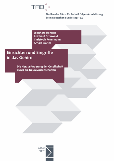 Cover of book: Einsichten und Eingriffe in das Gehirn