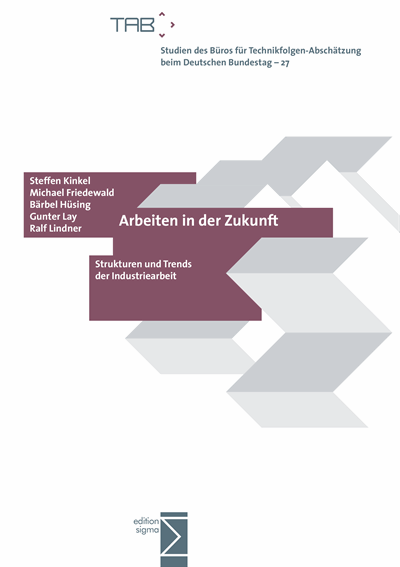 Cover of book: Arbeiten in der Zukunft