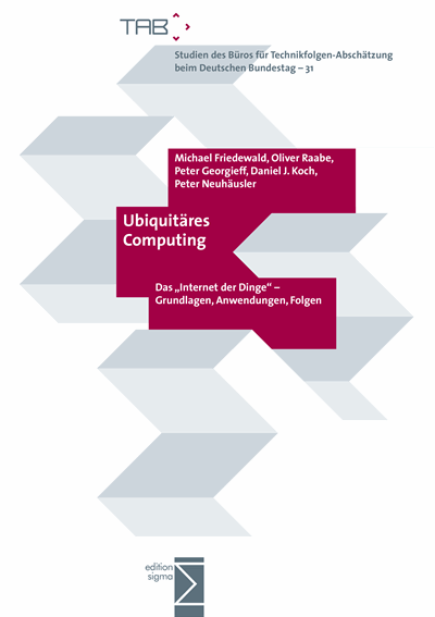 Cover of book: Ubiquitäres Computing