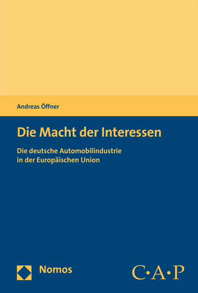 Cover of book: Die Macht der Interessen