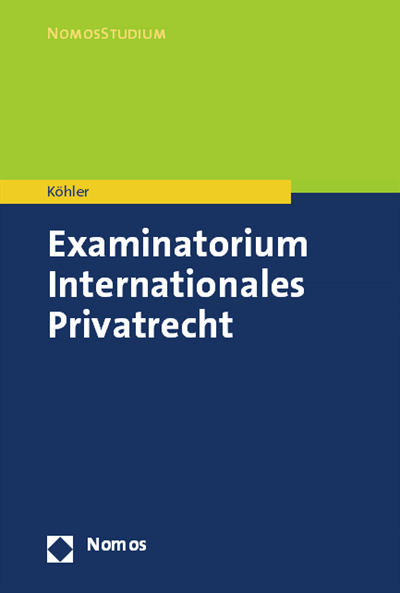 Cover des Buchs: Examinatorium Internationales Privatrecht