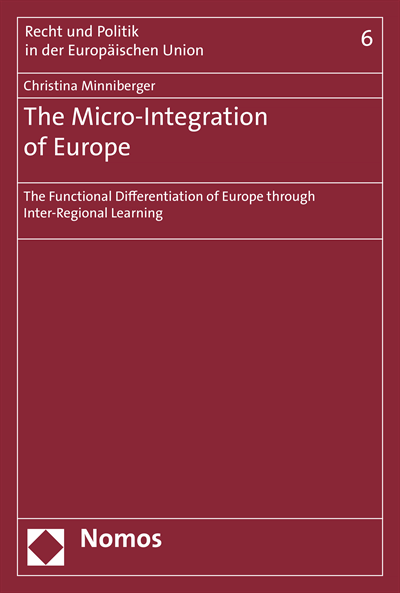 Cover des Buchs: The Micro-Integration of Europe