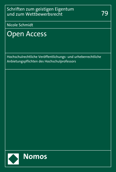 Cover des Buchs: Open Access