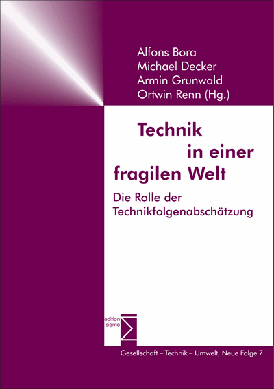 Cover of book: Technik in einer fragilen Welt
