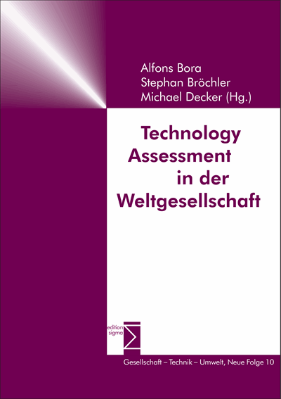 Cover of book: Technology Assessment in der Weltgesellschaft
