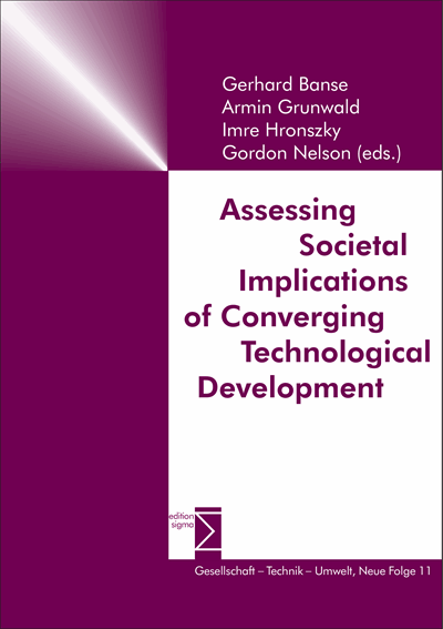 Cover of book: Assessing Societal Implications of Converging Technological Development