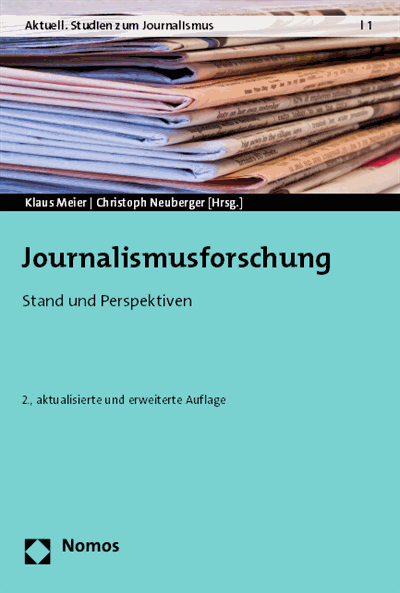 Cover of book: Journalismusforschung