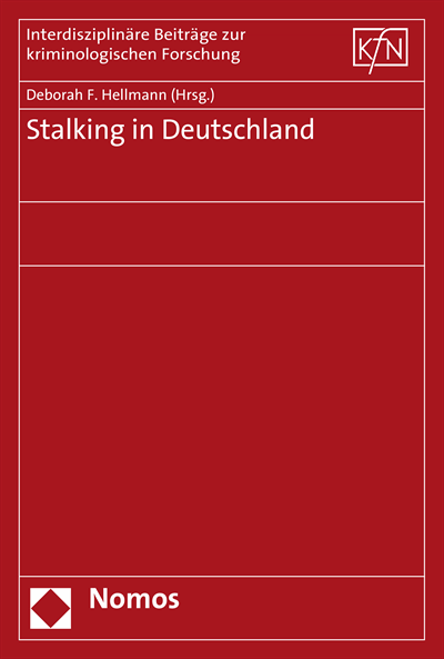 Cover of book: Stalking in Deutschland
