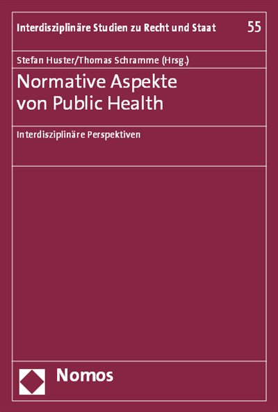 Cover des Buchs: Normative Aspekte von Public Health