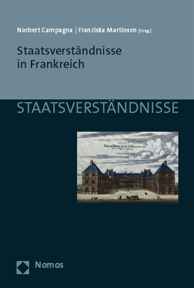 Cover of book: Staatsverständnisse in Frankreich