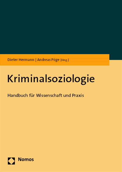 Cover of book: Kriminalsoziologie