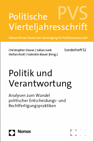Cover of book: Politik und Verantwortung