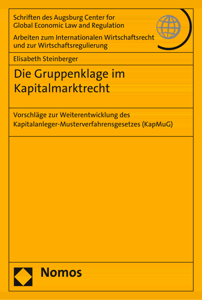 Cover of book: Die Gruppenklage im Kapitalmarktrecht