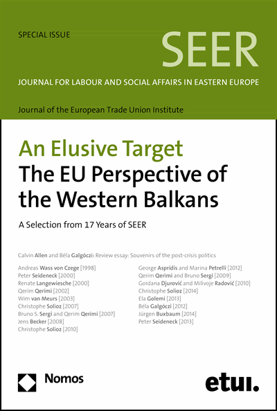 Cover des Buchs: An Elusive Target: The EU Perspective of the Western Balkans