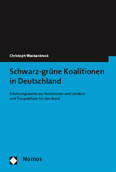 Cover of book: Schwarz-grüne Koalitionen in Deutschland