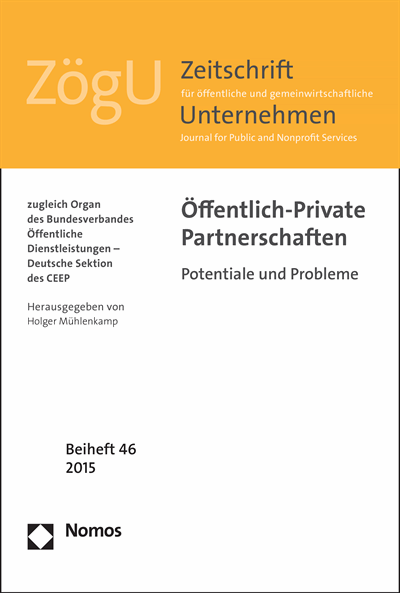 Cover of book: Öffentlich-Private Partnerschaften