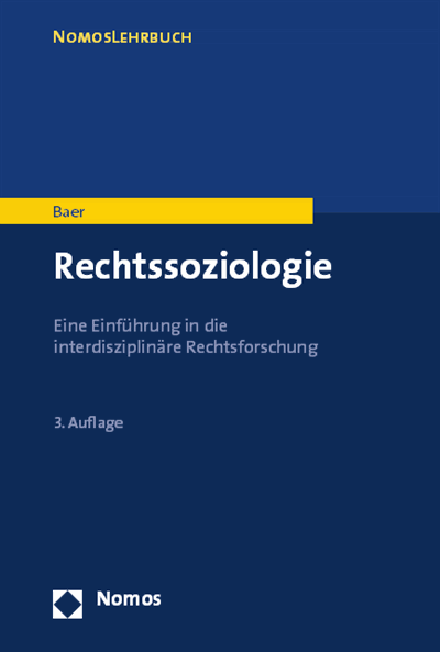 Cover des Buchs: Rechtssoziologie
