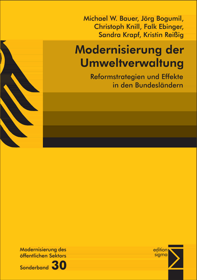 Cover of book: Modernisierung der Umweltverwaltung