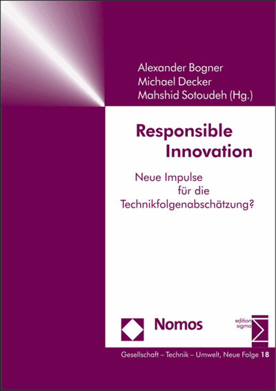 Cover of book: Responsible Innovation