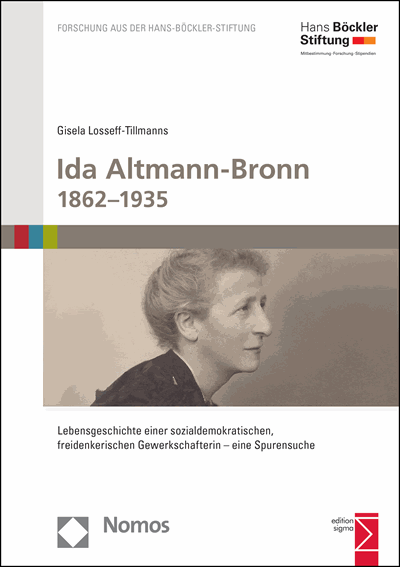 Cover of book: Ida Altmann-Bronn 1862-1935