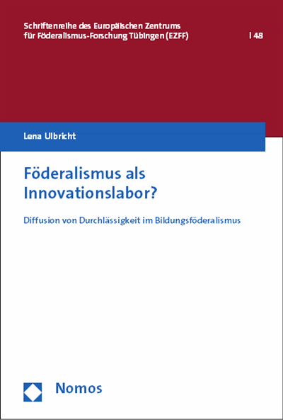 Cover des Buchs: Föderalismus als Innovationslabor?