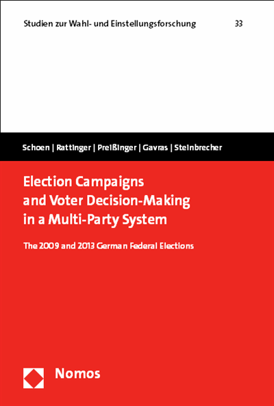 Cover of book: Election Campaigns and Voter Decision-Making in a Multi-Party System