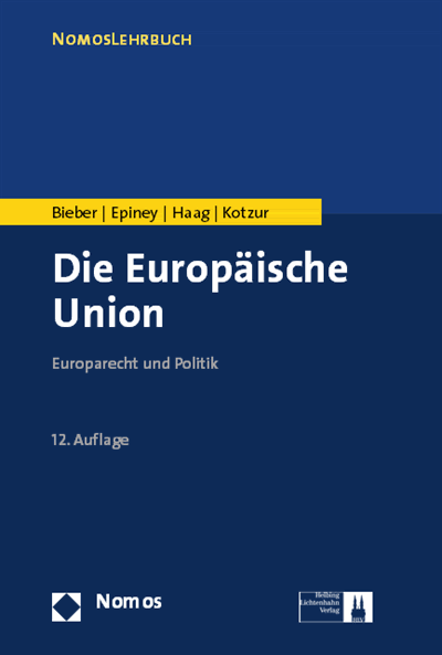 Cover of book: Die Europäische Union