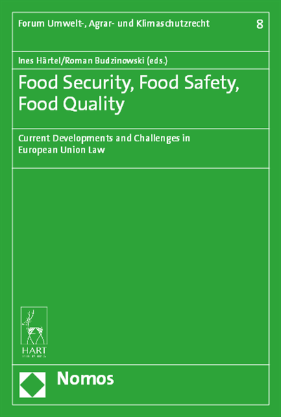Cover des Buchs: Food Security, Food Safety, Food Quality