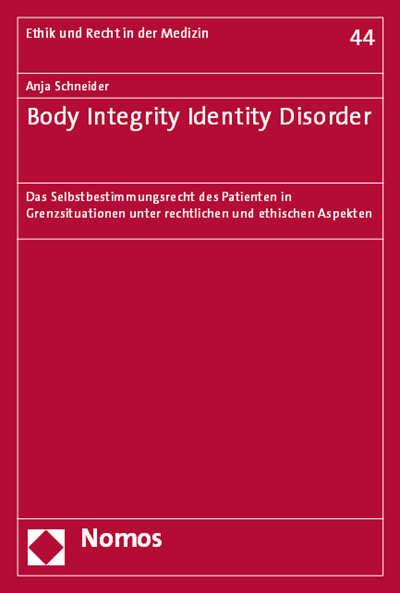 Cover des Buchs: Body Integrity Identity Disorder