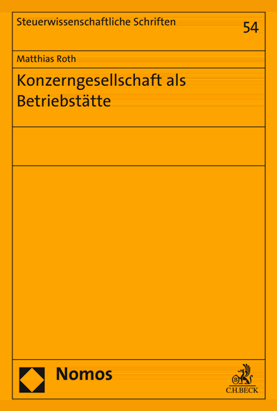 Cover des Buchs: Konzerngesellschaft als Betriebstätte