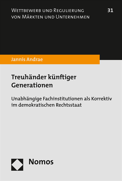 Cover of book: Treuhänder künftiger Generationen