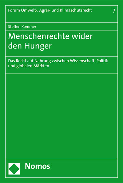 Cover des Buchs: Menschenrechte wider den Hunger