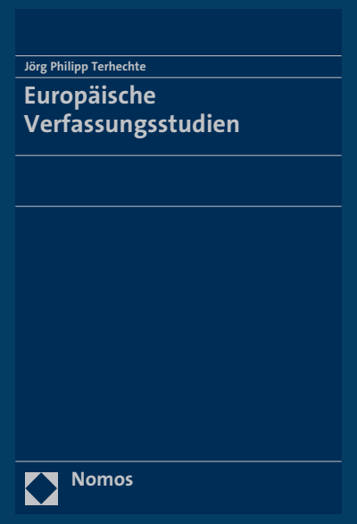 Cover des Buchs: Europäische Verfassungsstudien