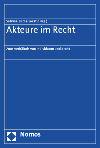 Cover des Buchs: Akteure im Recht