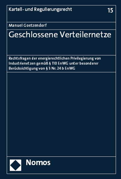 Cover des Buchs: Geschlossene Verteilernetze