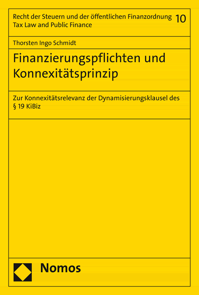 Cover of book: Finanzierungspflichten und Konnexitätsprinzip