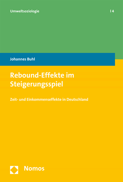 Cover of book: Rebound-Effekte im Steigerungsspiel