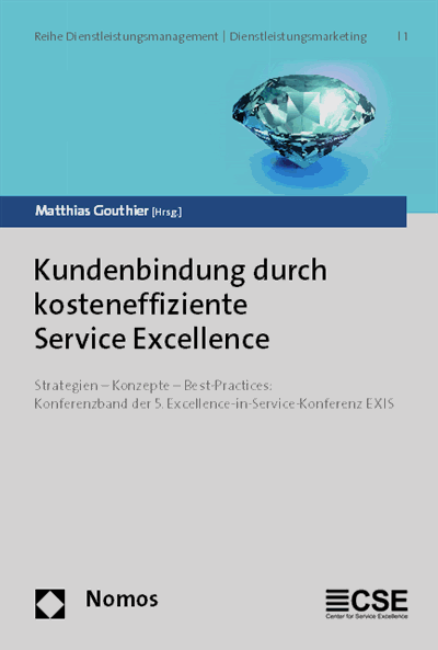Cover of book: Kundenbindung durch kosteneffiziente Service Excellence