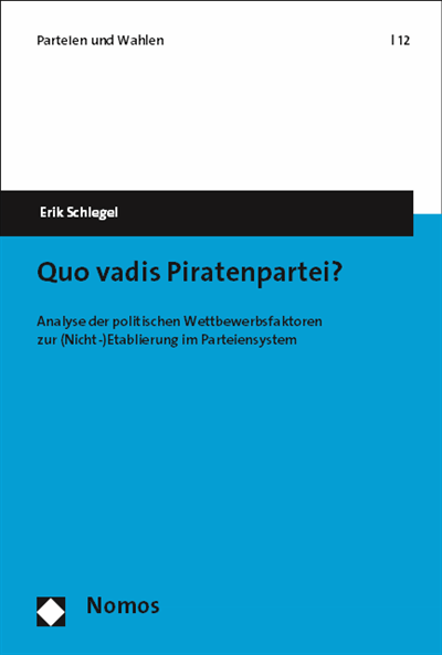 Cover of book: Quo vadis Piratenpartei?