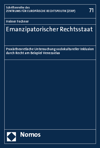 Cover of book: Emanzipatorischer Rechtsstaat