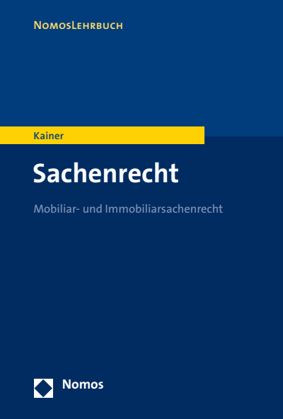 Cover des Buchs: Sachenrecht