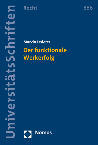 Cover des Buchs: Der funktionale Werkerfolg