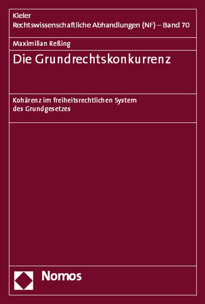 Cover of book: Die Grundrechtskonkurrenz